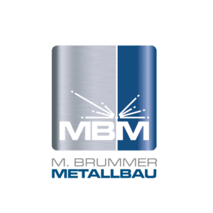 logo entwicklung metallbau brummer